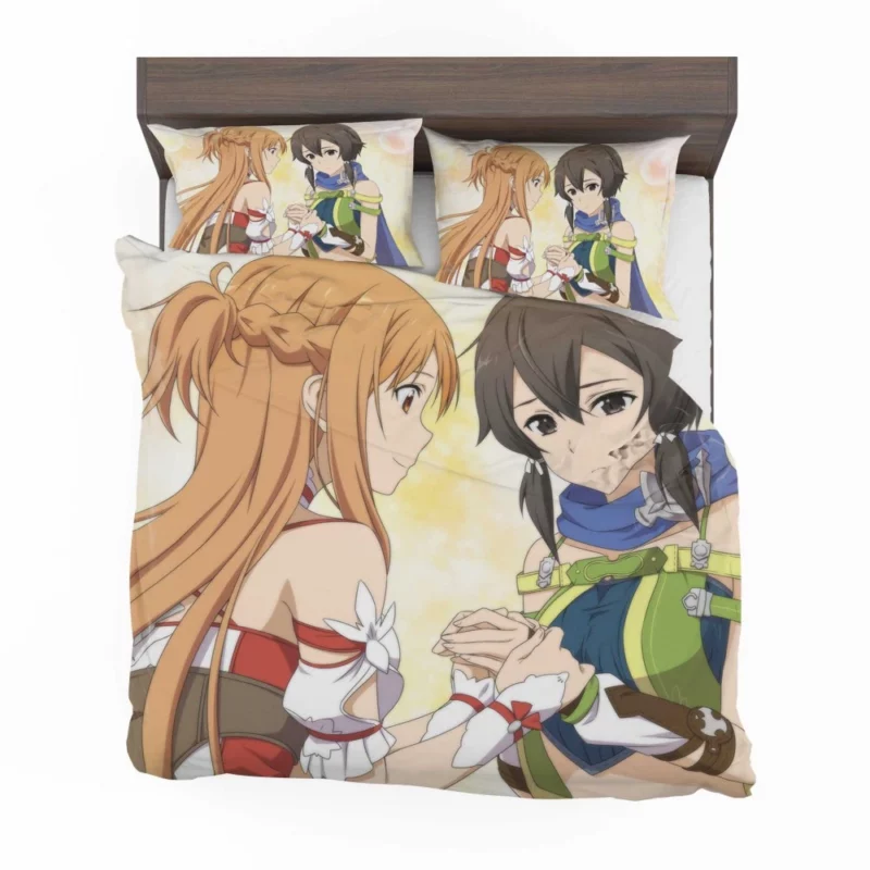 Asuna Yuuki and Sinon Interactions Anime Bedding Set 1