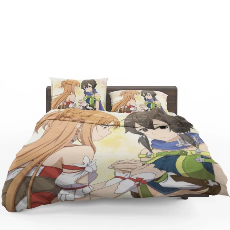 Asuna Yuuki and Sinon Interactions Anime Bedding Set