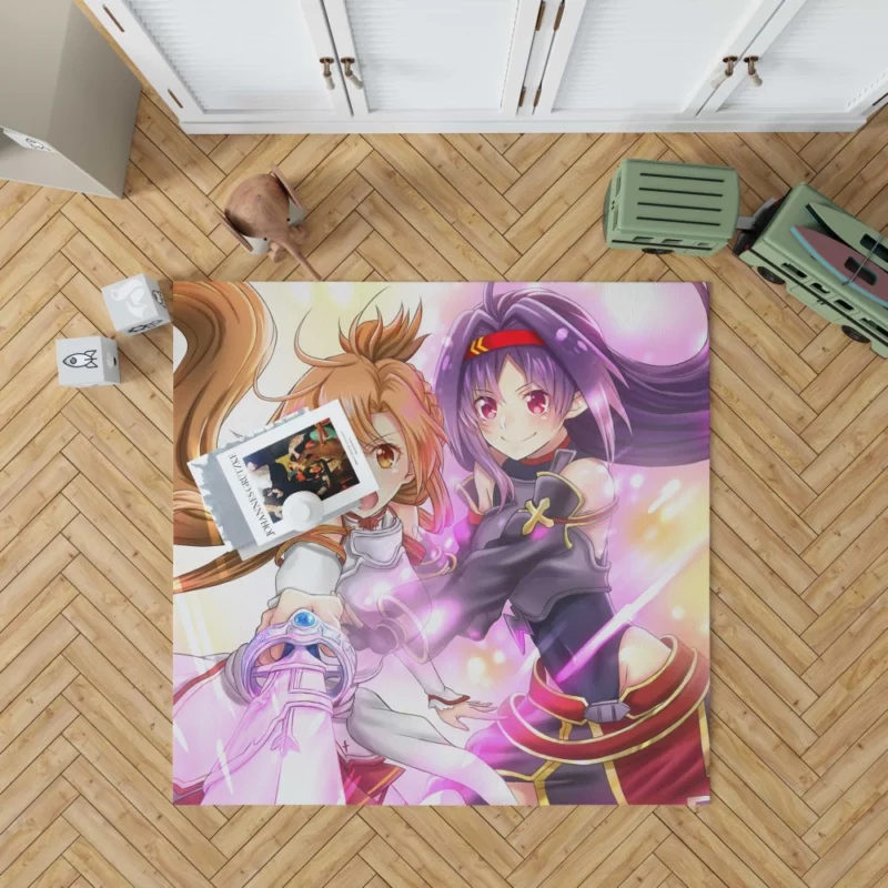 Asuna Yuuki and Yuuki Konno Bond Anime Rug