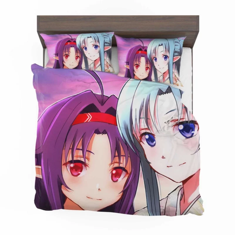 Asuna Yuuki and Yuuki Konno Sisterly Bond Anime Bedding Set 1