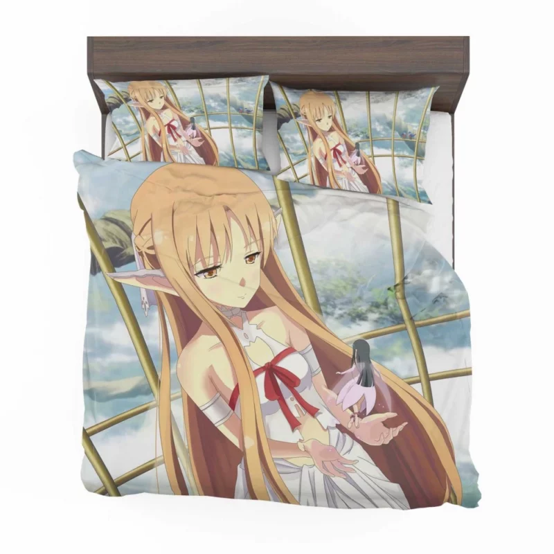 Asuna and Yui Moments in Sword Art Online Anime Bedding Set 1