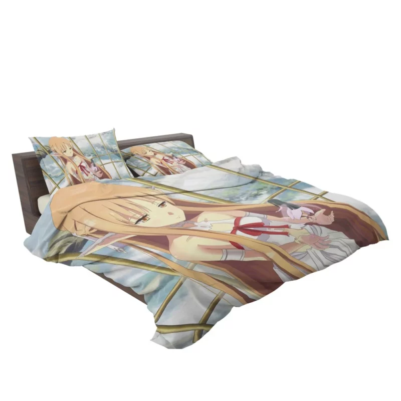 Asuna and Yui Moments in Sword Art Online Anime Bedding Set 2