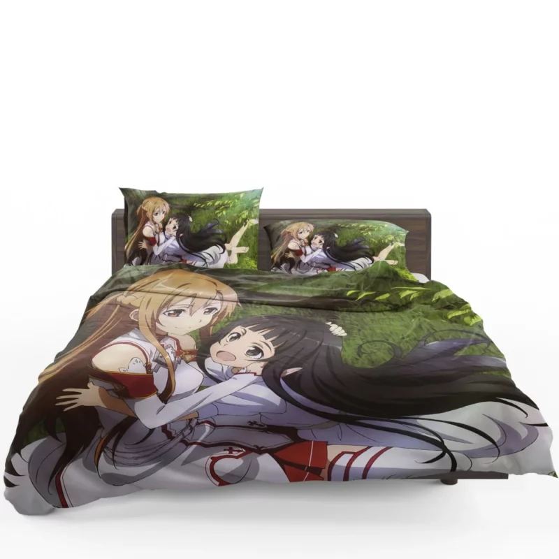 Asuna and Yuuki Friendship Anime Bedding Set