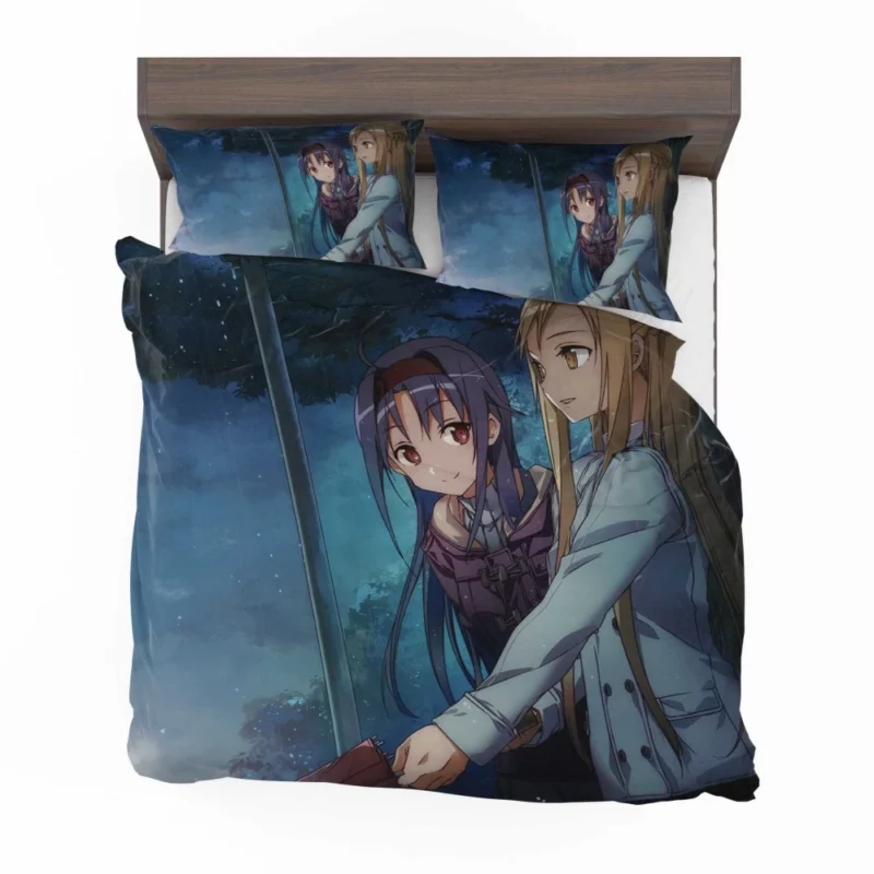 Asuna and Yuuki Friendship Blooms Anime Bedding Set 1