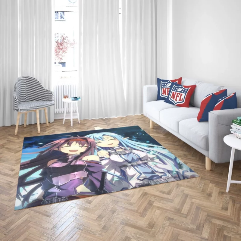 Asuna and Yuuki Resilience Anime Rug 2