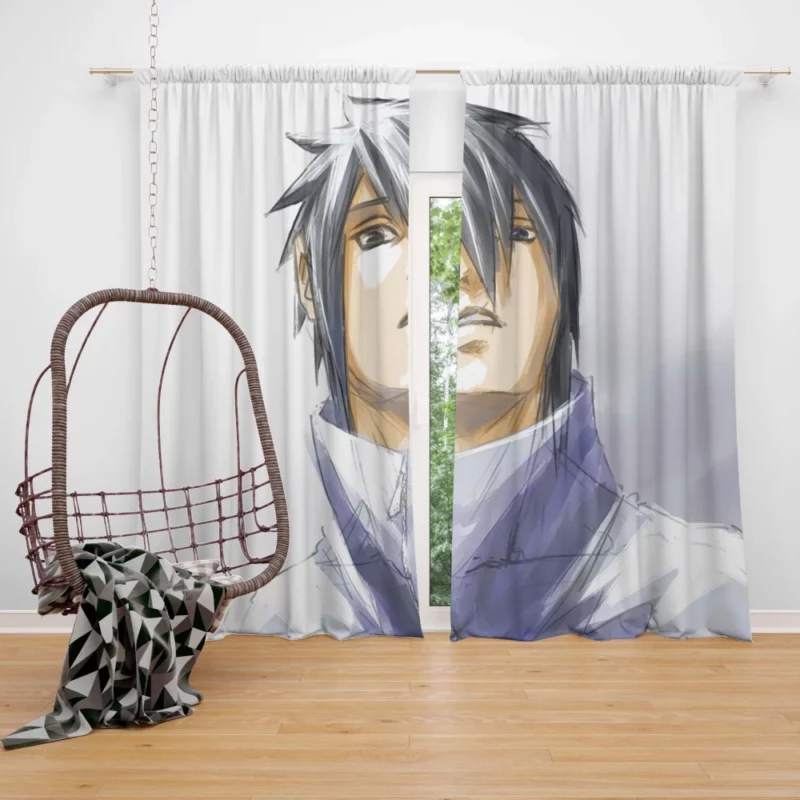Avenger Quest Sasuke Tale Anime Curtain