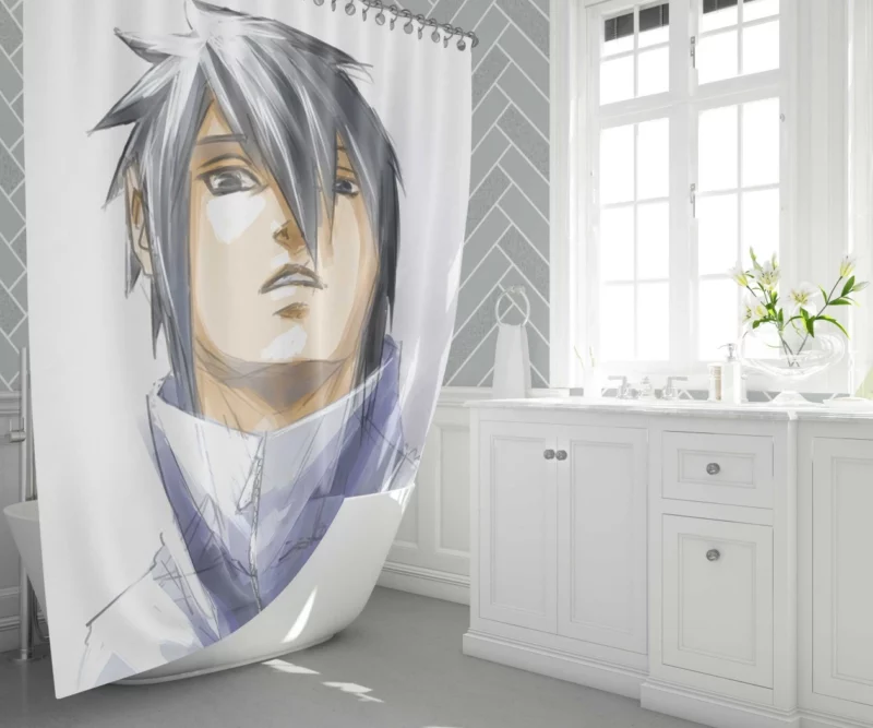 Avenger Quest Sasuke Tale Anime Shower Curtain 1