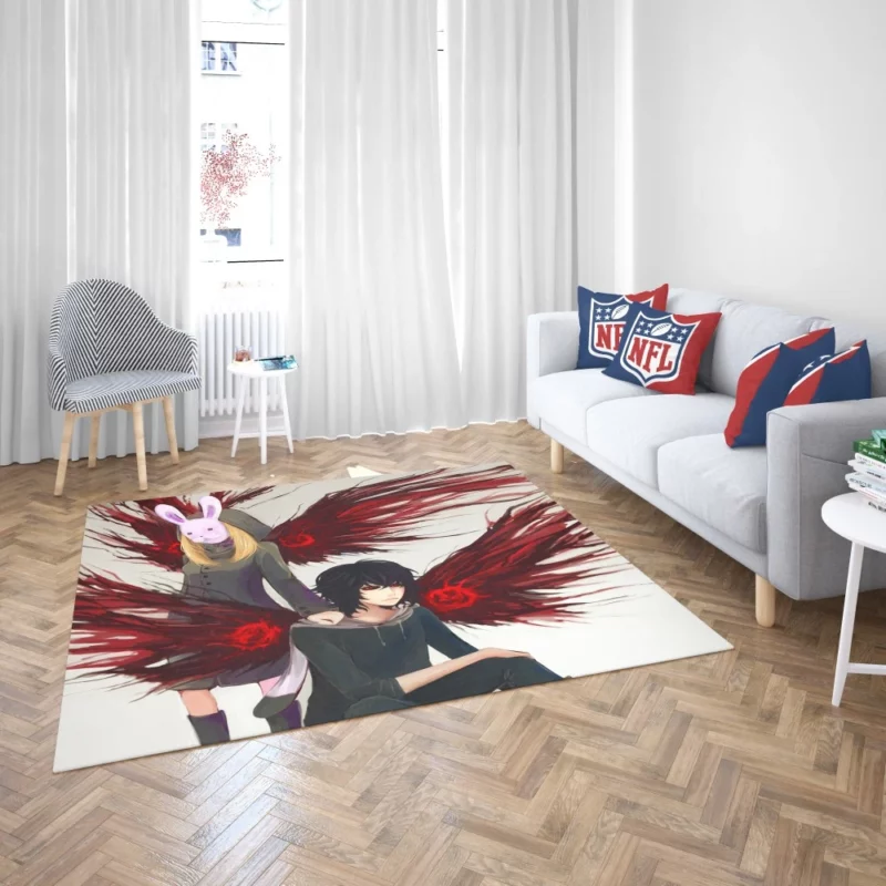 Ayato and Touka Ghoul Siblings Anime Rug 2