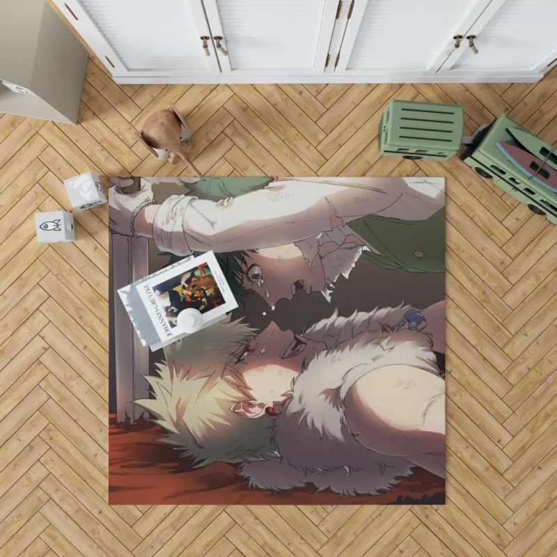 Bakugou and Izuku Rivalry Ignites Anime Rug