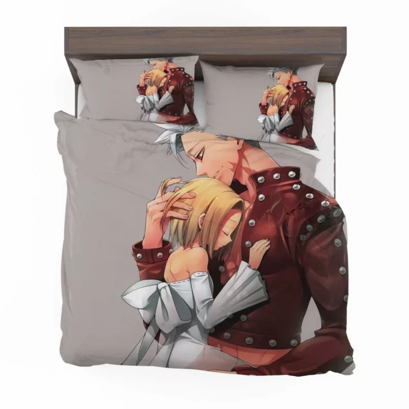 Ban and Elaine Love in The Seven Deadly Sins Anime Bedding Set 1