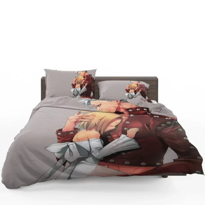 Ban and Elaine Love in The Seven Deadly Sins Anime Bedding Set