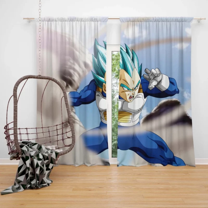 Beyond Blue Vegeta Super Saiyan Blue Form Anime Curtain