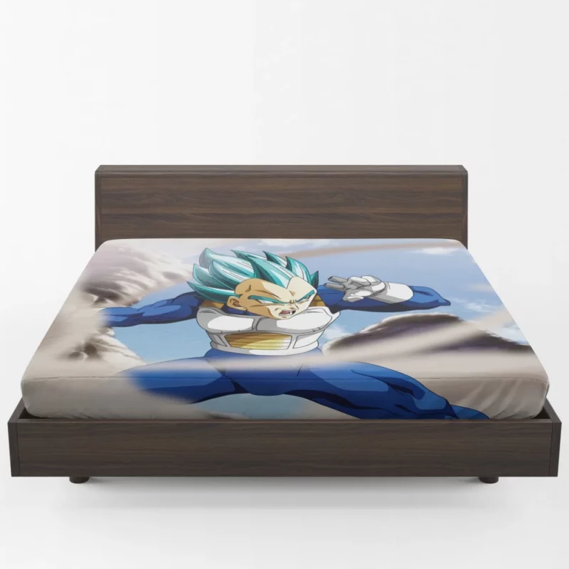 Beyond Blue Vegeta Super Saiyan Blue Form Anime Fitted Sheet 1