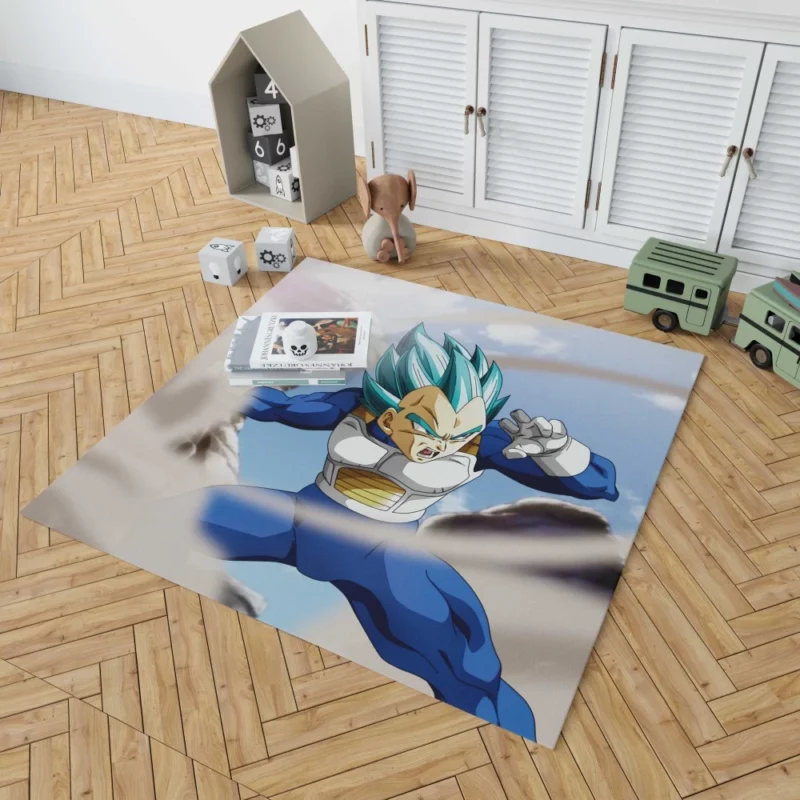 Beyond Blue Vegeta Super Saiyan Blue Form Anime Rug 1