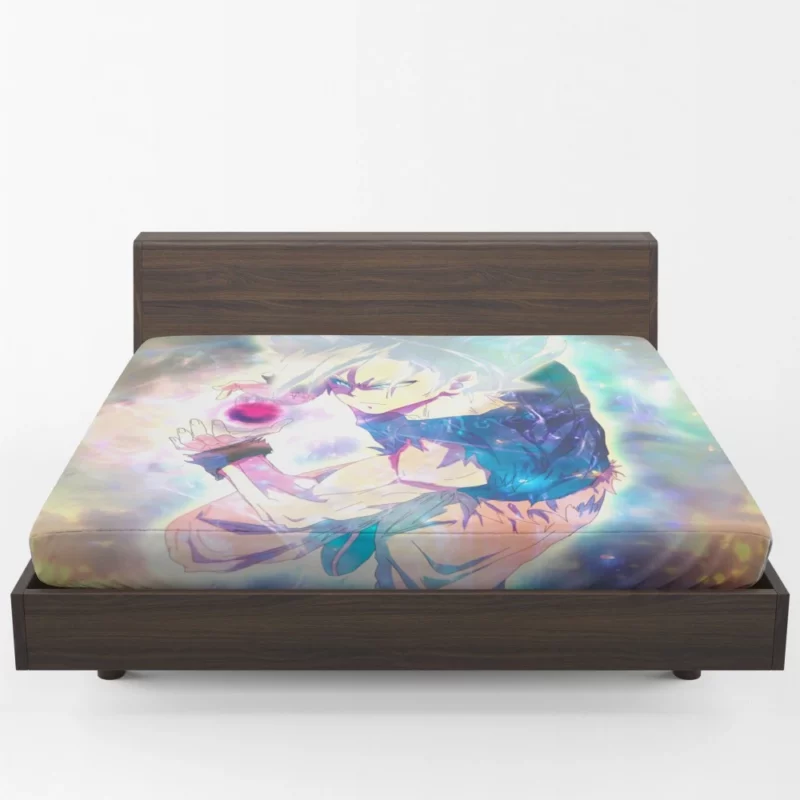 Beyond Instinct Goku Ultimate Form Anime Fitted Sheet 1
