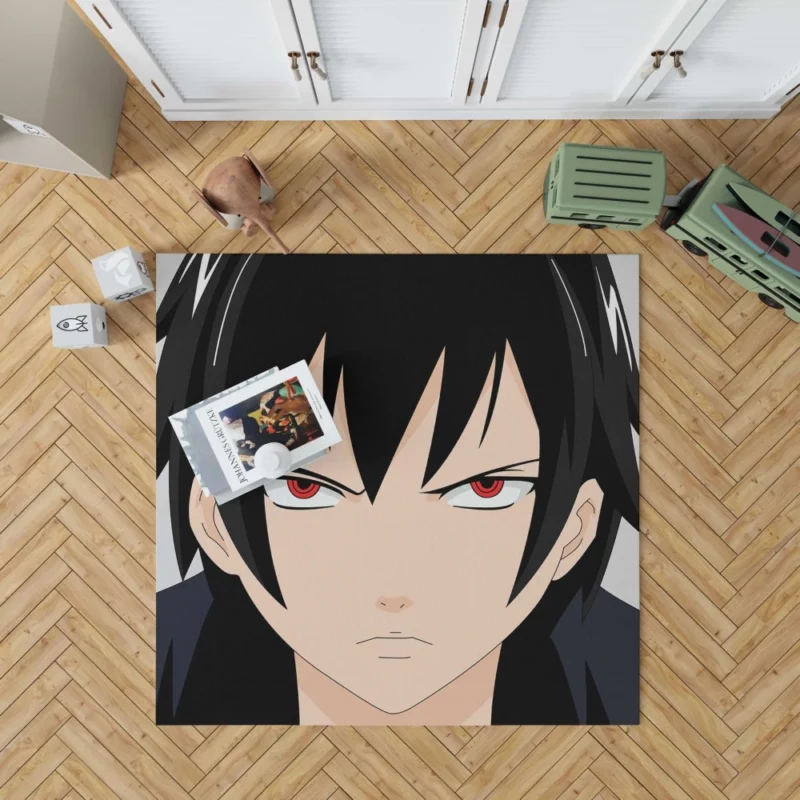 Black Wizard Zeref Emperor of Spriggan Anime Rug