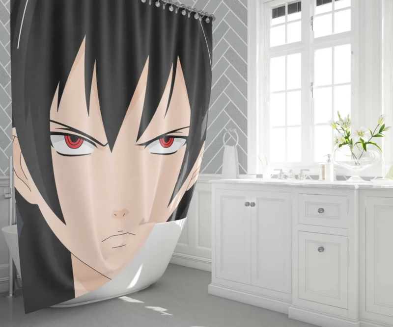 Black Wizard Zeref Emperor of Spriggan Anime Shower Curtain 1