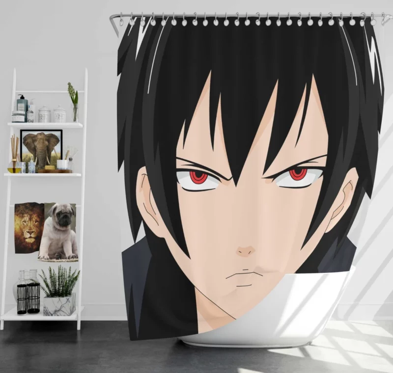 Black Wizard Zeref Emperor of Spriggan Anime Shower Curtain