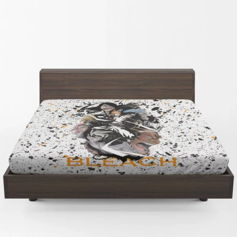 Bleach Epic Rivalry Ichigo and Grimmjow Anime Fitted Sheet 1