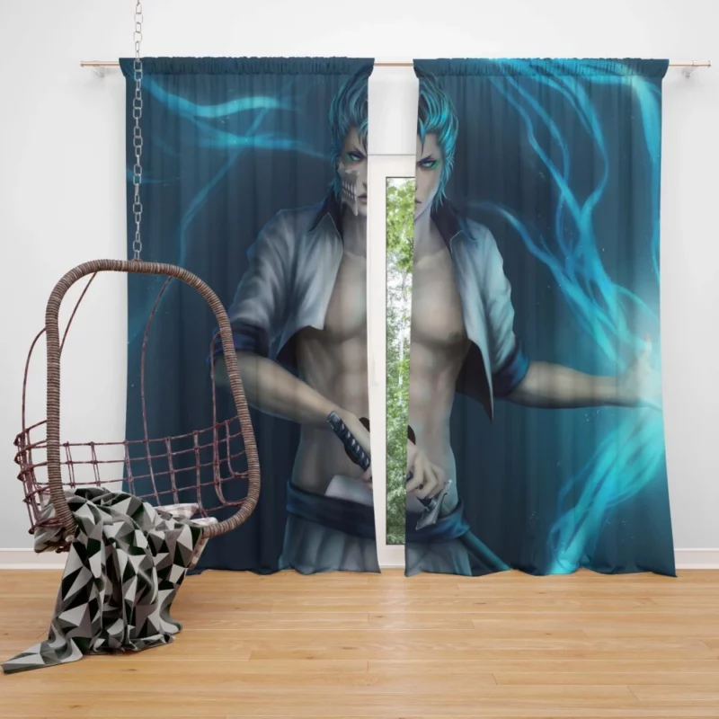 Bleach Savage Grimmjow Jaegerjaquez Anime Curtain