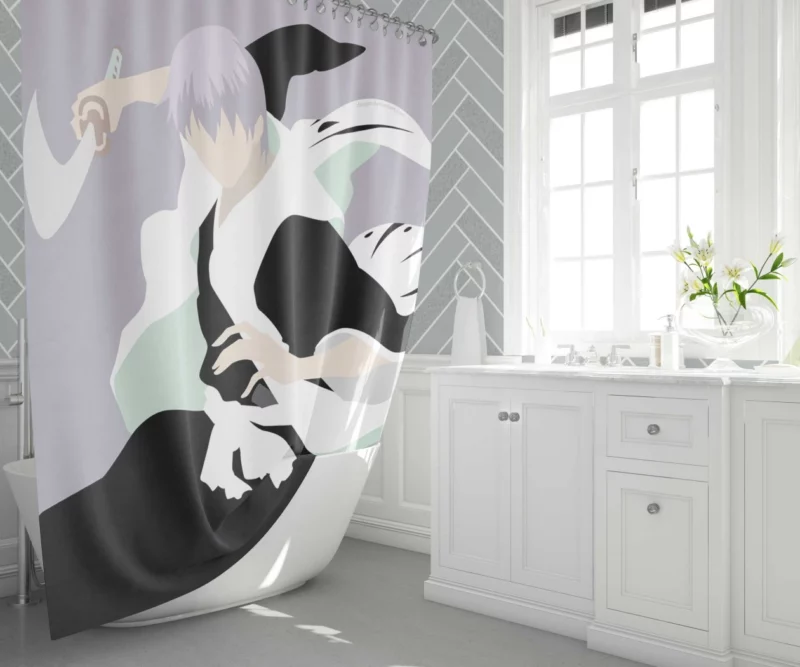 Bleach Sly Gin Ichimaru Anime Shower Curtain 1