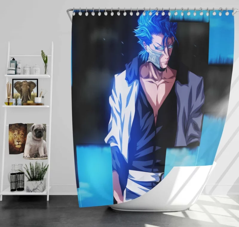 Blood and Battle Ichigo vs. Grimmjow Anime Shower Curtain