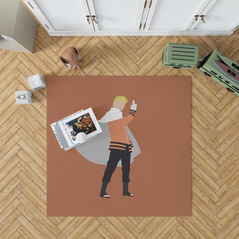 Boruto Path as a Ninja Anime Rug