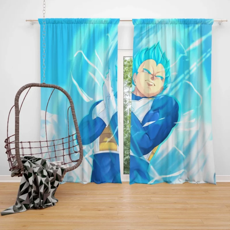 Broly Rival Vegeta Super Saiyan Blue Anime Curtain