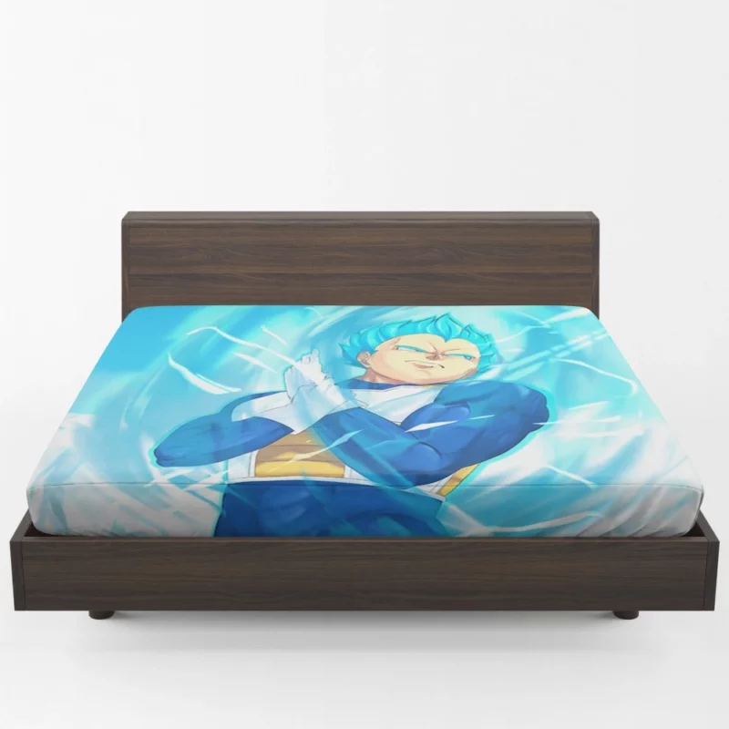 Broly Rival Vegeta Super Saiyan Blue Anime Fitted Sheet 1