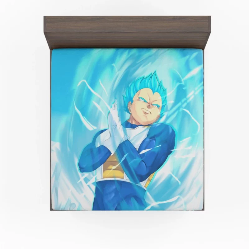 Broly Rival Vegeta Super Saiyan Blue Anime Fitted Sheet