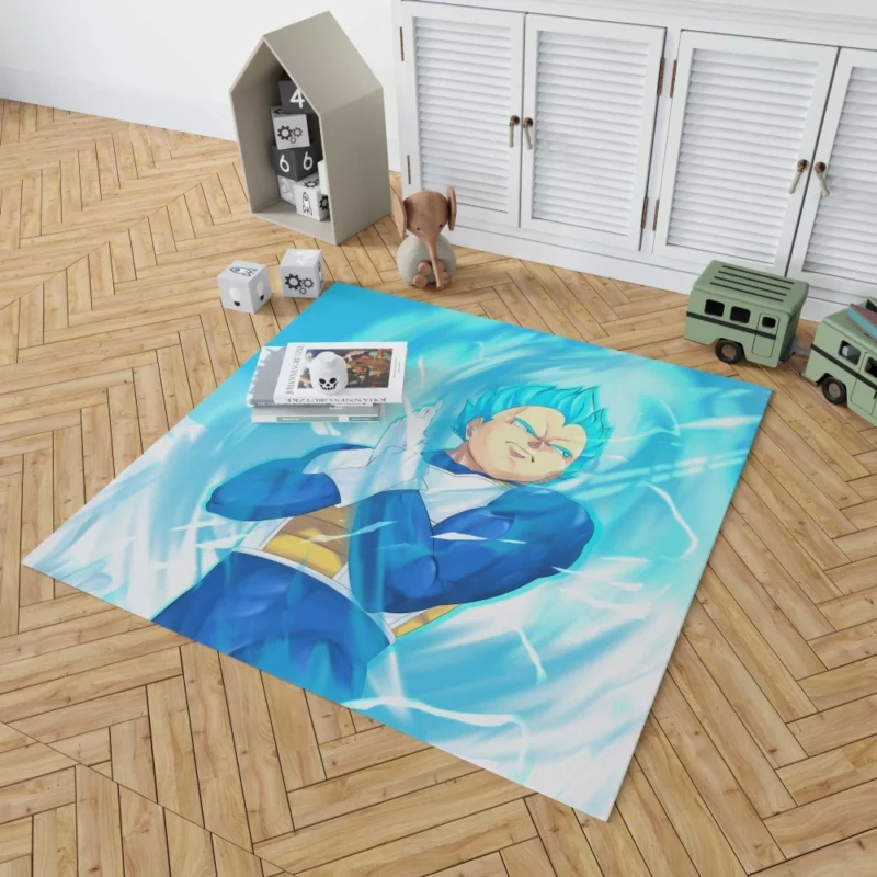 Broly Rival Vegeta Super Saiyan Blue Anime Rug 1