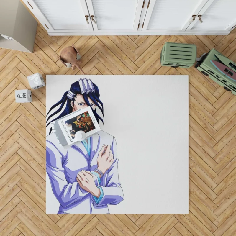 Byakuya Kuchiki Captain of Bleach Sixth Division Anime Rug