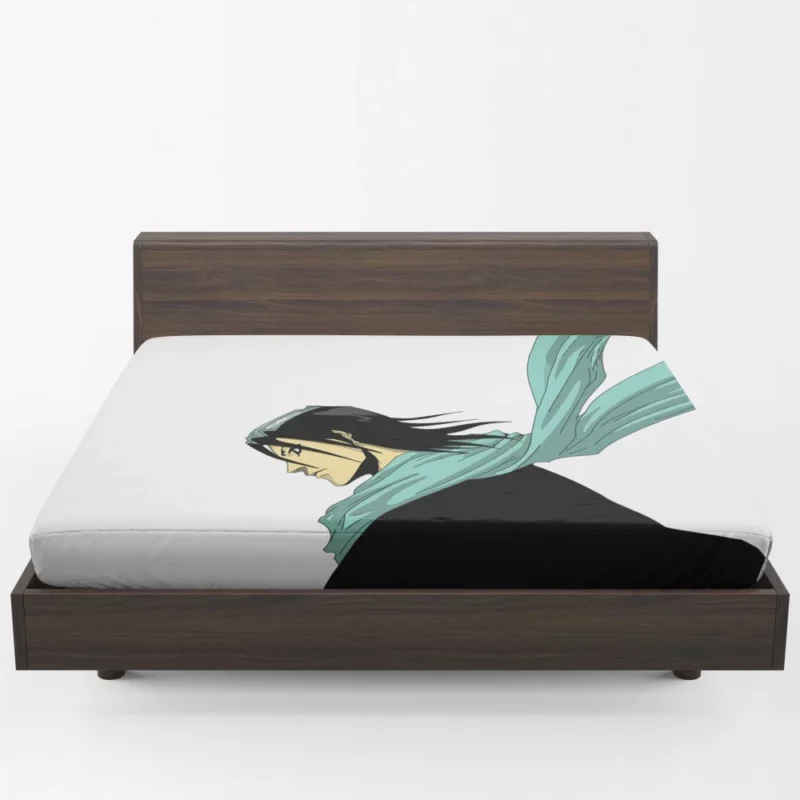 Byakuya Kuchiki Elegant Captain in Bleach Anime Fitted Sheet 1