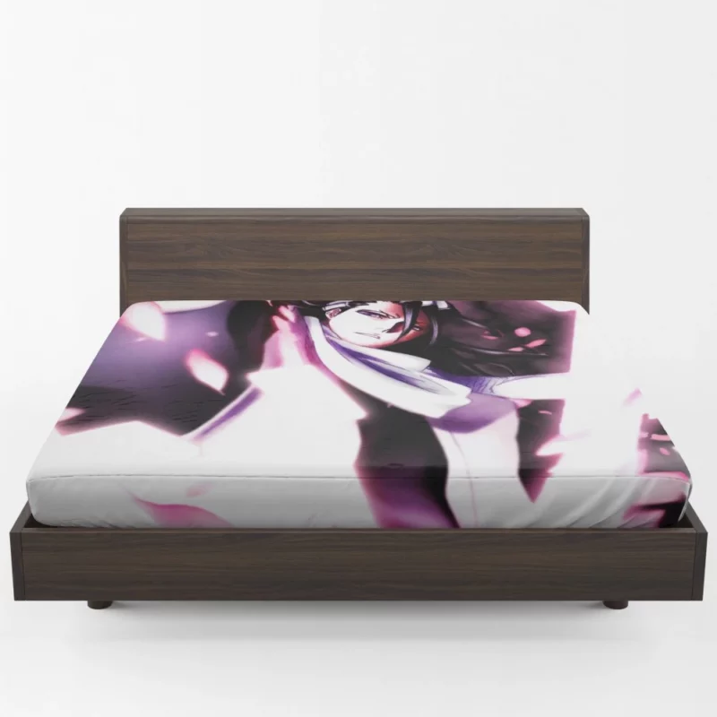 Byakuya Kuchiki Noble Soul Reaper Anime Fitted Sheet 1