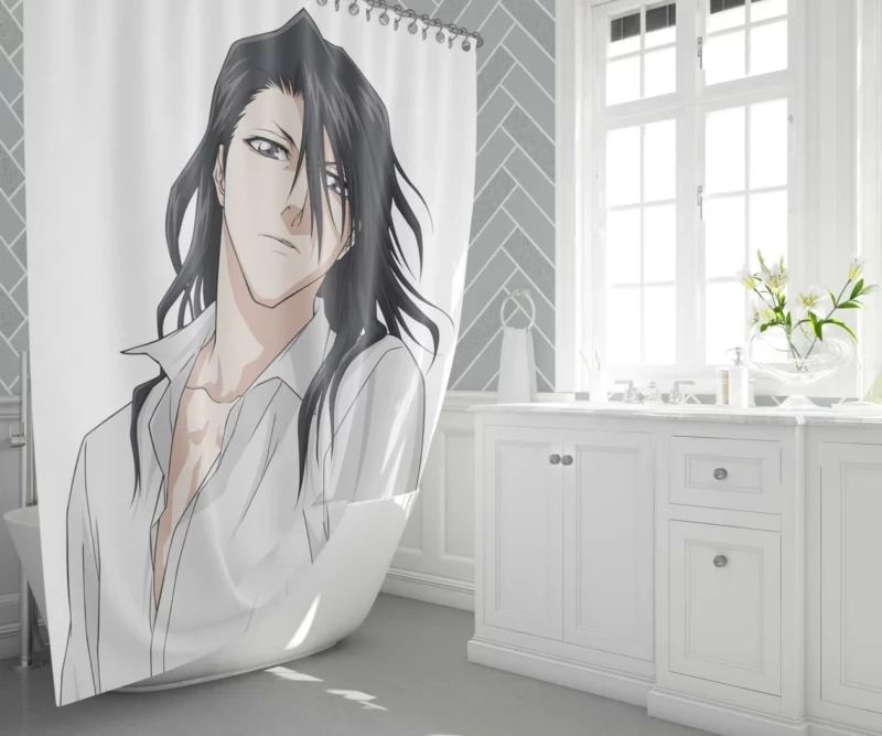 Byakuya Kuchiki Soul Reaper Pride Anime Shower Curtain 1