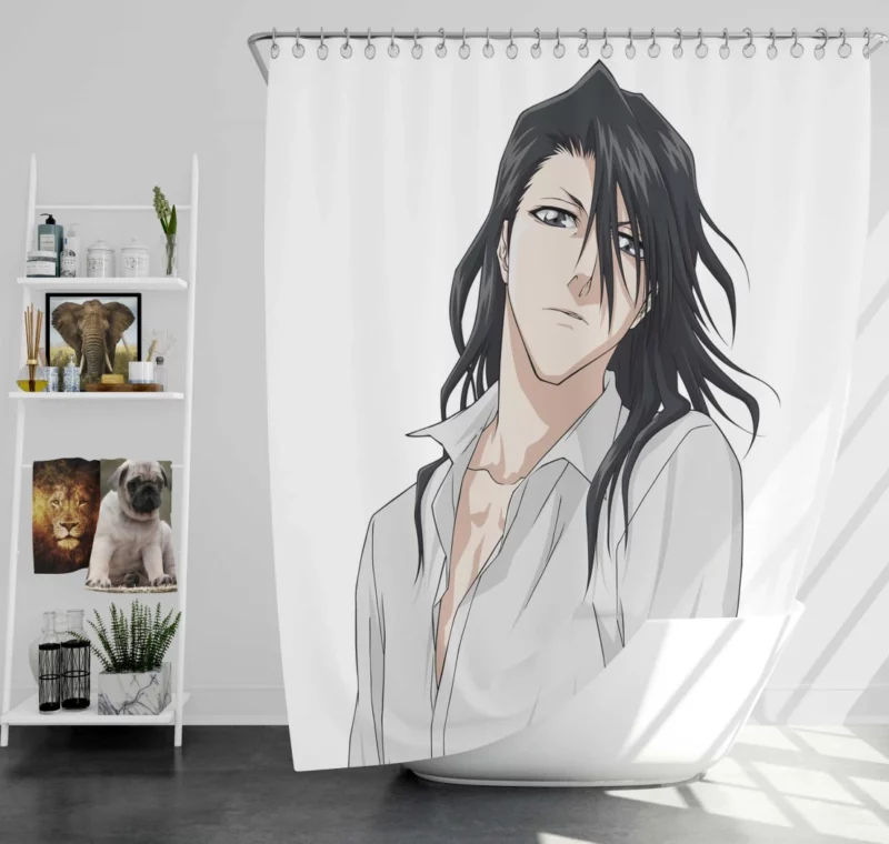 Byakuya Kuchiki Soul Reaper Pride Anime Shower Curtain