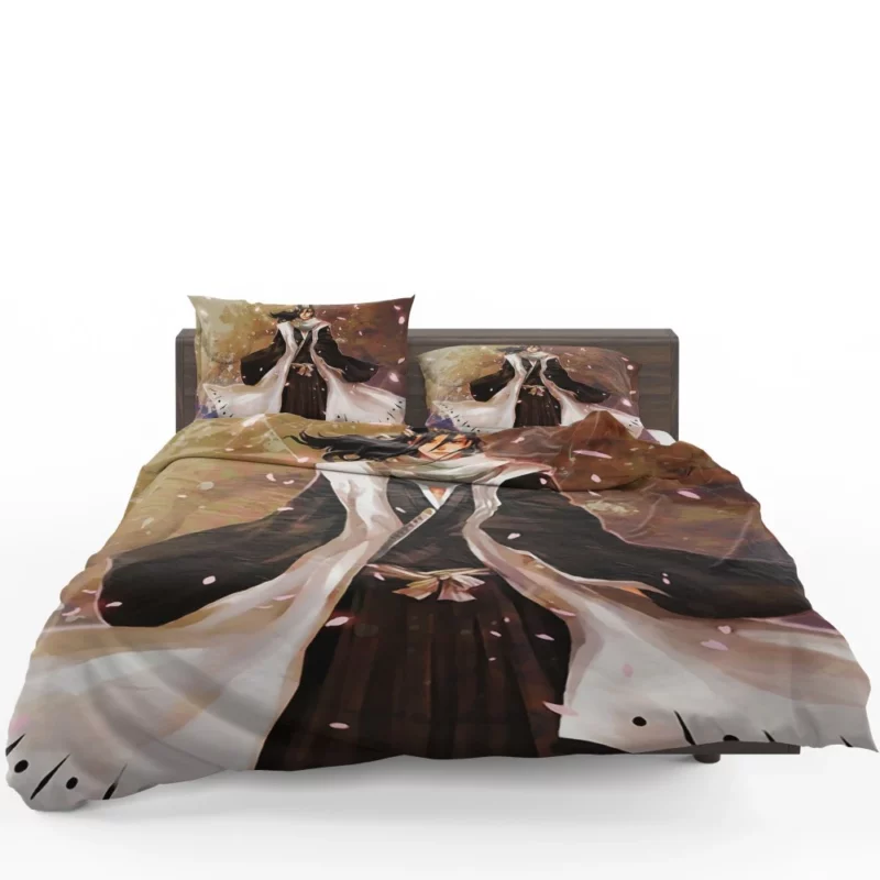 Byakuya Kuchiki Stern Soul Reaper Anime Bedding Set