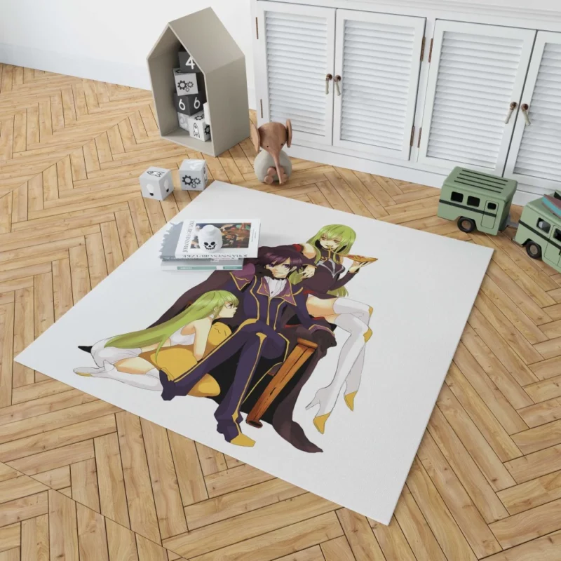 C.C. & Lelouch Bond Anime Rug 1