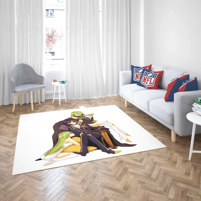 C.C. & Lelouch Bond Anime Rug 2