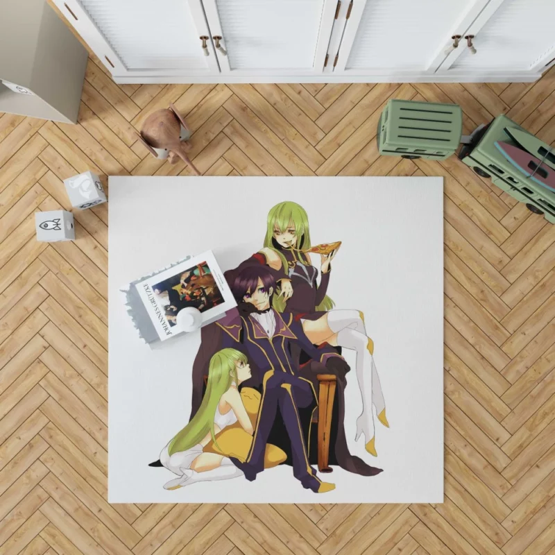 C.C. & Lelouch Bond Anime Rug