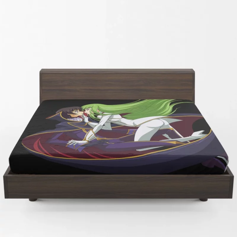 C.C. & Lelouch Code Geass Anime Fitted Sheet 1