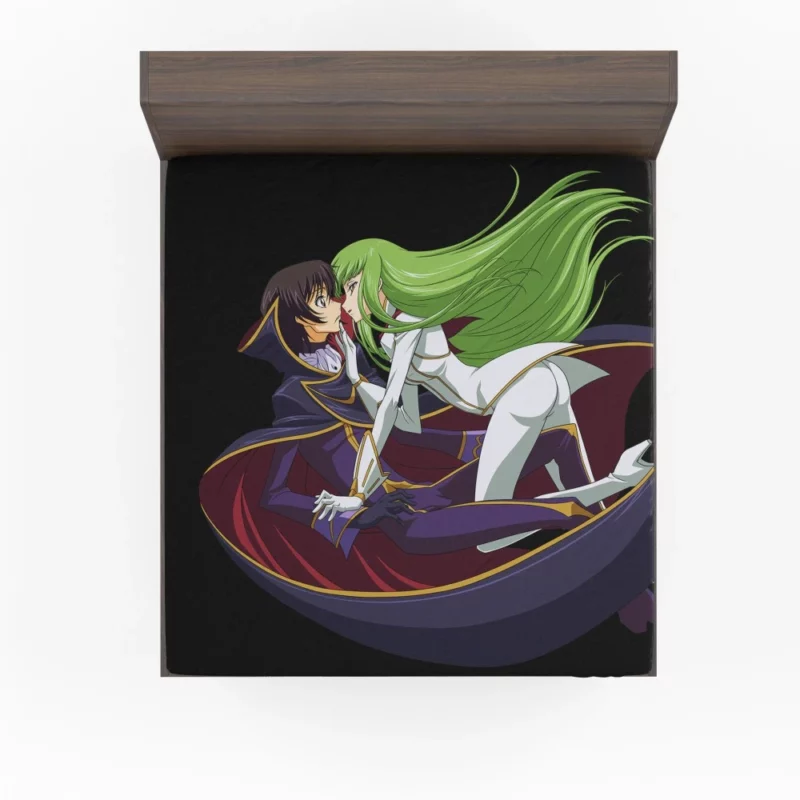 C.C. & Lelouch Code Geass Anime Fitted Sheet