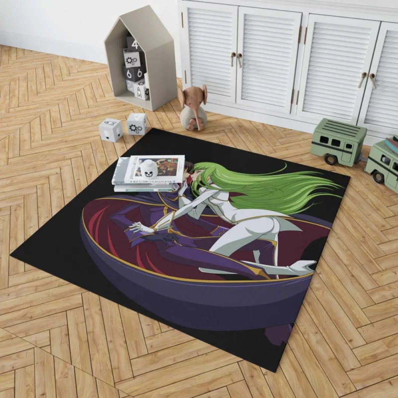 C.C. & Lelouch Code Geass Anime Rug 1