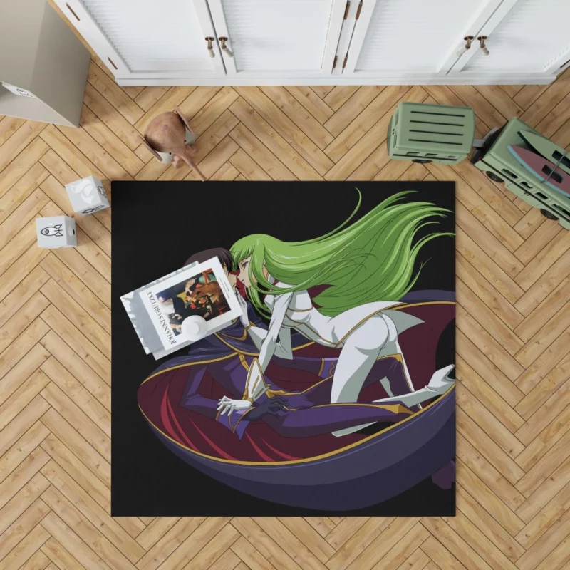 C.C. & Lelouch Code Geass Anime Rug