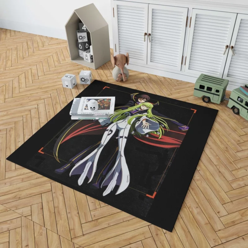 C.C. & Lelouch Connection Anime Rug 1