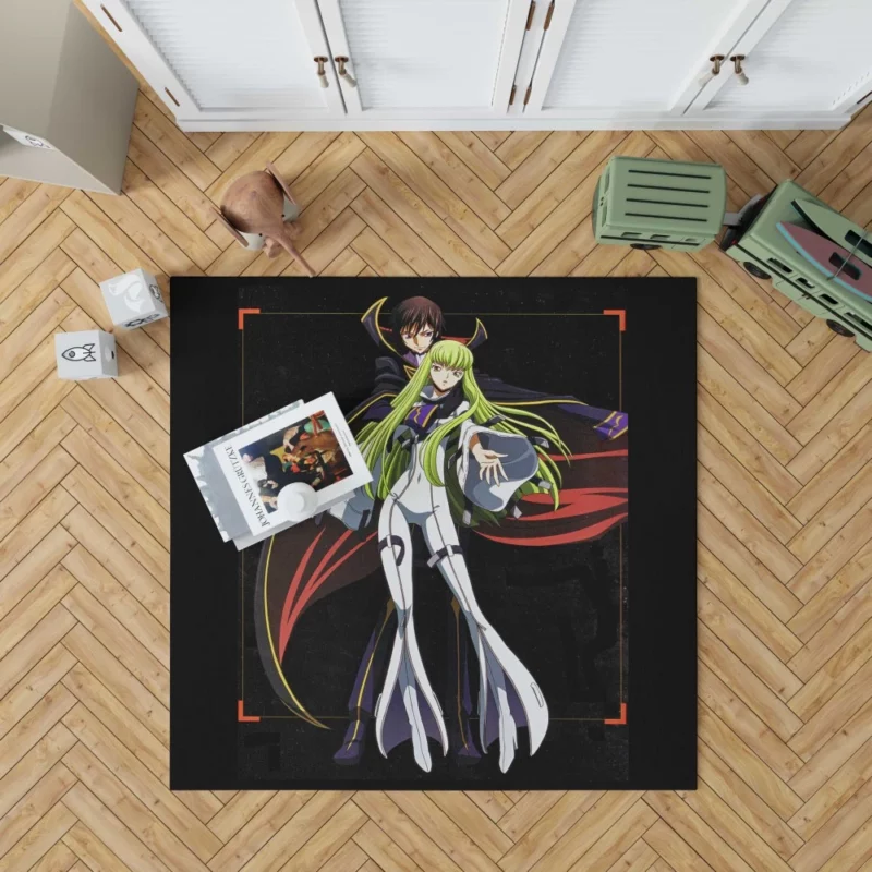 C.C. & Lelouch Connection Anime Rug