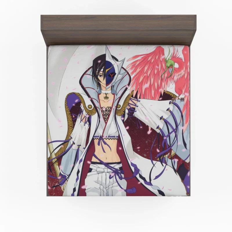 C.C. & Lelouch Enduring Bond Anime Fitted Sheet