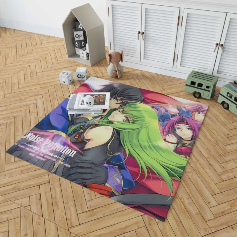 C.C. Lelouch & Kallen Anime Rug 1