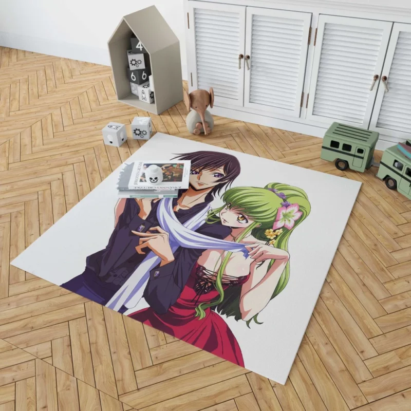 C.C. & Lelouch Saga Anime Rug 1