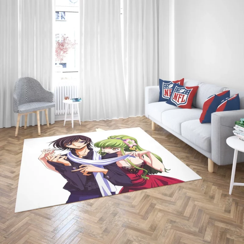 C.C. & Lelouch Saga Anime Rug 2